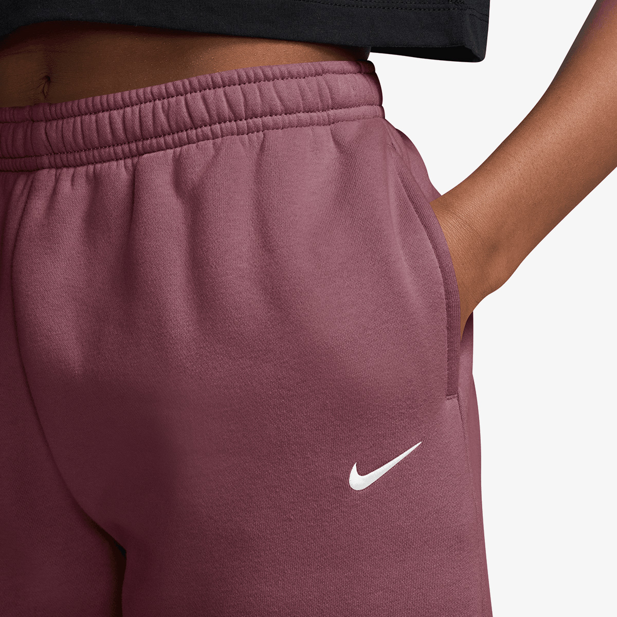 Nike Pantallona sportive G NSW STUDIO FLC LOOSE PNT LBR
