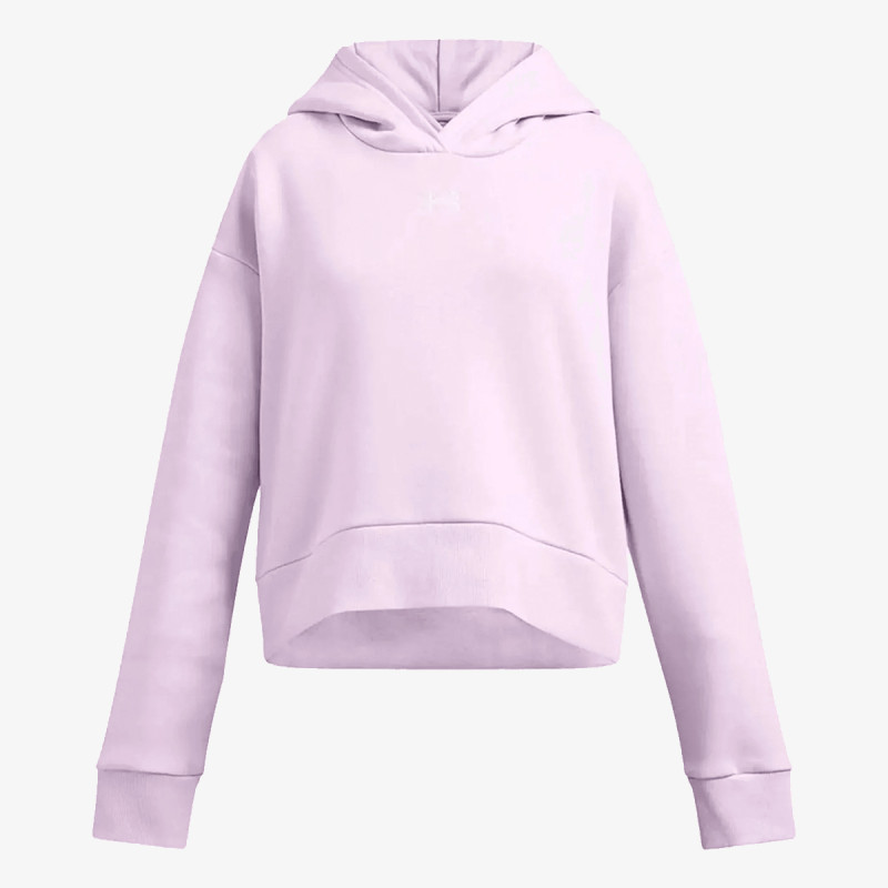 Under Armour UA RIVAL FLEECE CROP HOODIE 