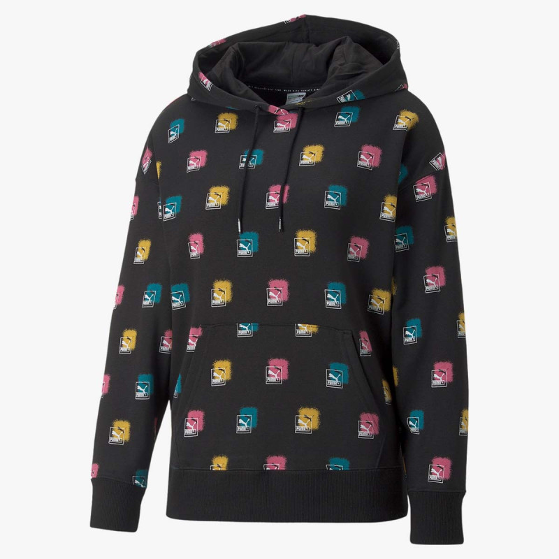 Puma PUMA BRAND LOVE AOP HOODIE TR 