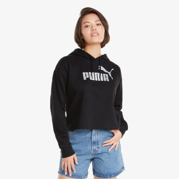 Puma PUMA ESS+ Cropped Metallic Logo Hoodie F 
