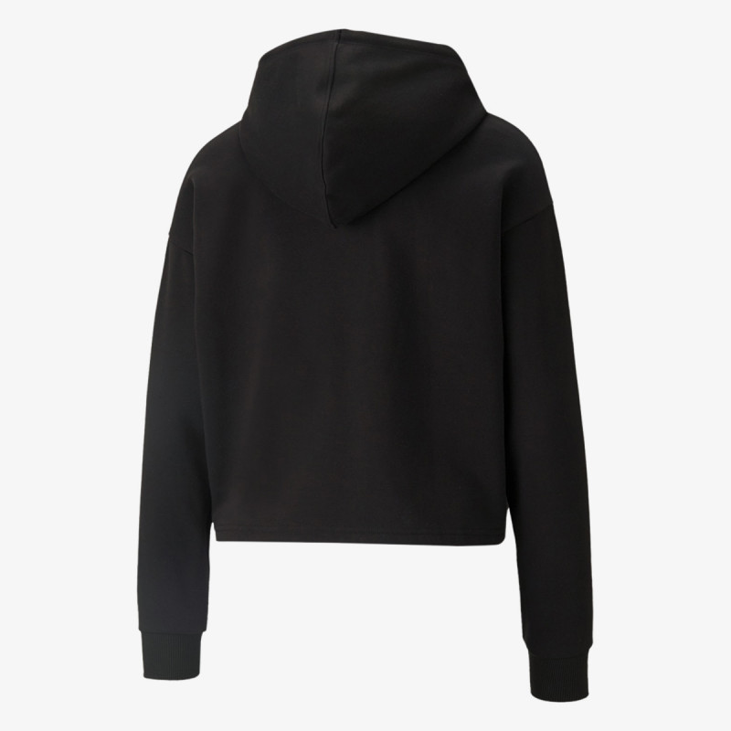 Puma PUMA ESS+ Cropped Metallic Logo Hoodie F 