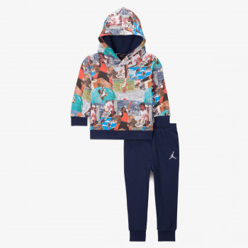 Nike JDB MJ BRKLYN AOP FT PO SET 