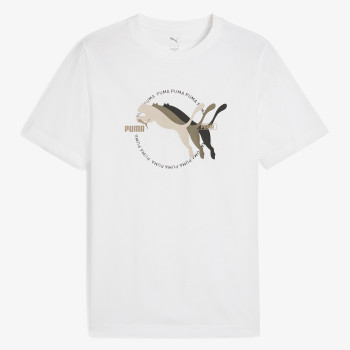 Puma PUMA GRAPHICS Multiple Cat Logo Tee 