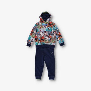 Nike JDB MJ BRKLYN AOP FT PO SET 