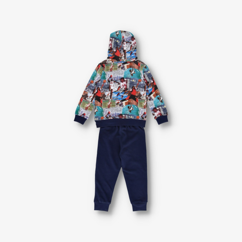 Nike JDB MJ BRKLYN AOP FT PO SET 