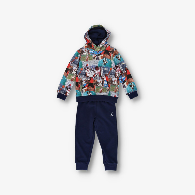 Nike JDB MJ BRKLYN AOP FT PO SET 