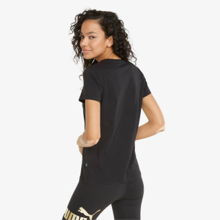 Puma PUMA ESS+ Metallic Logo Tee 