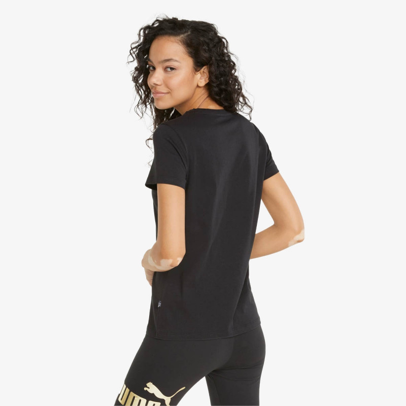 Puma PUMA ESS+ Metallic Logo Tee 