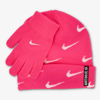 Nike SWOOSH REPEAT BEANIE SET 