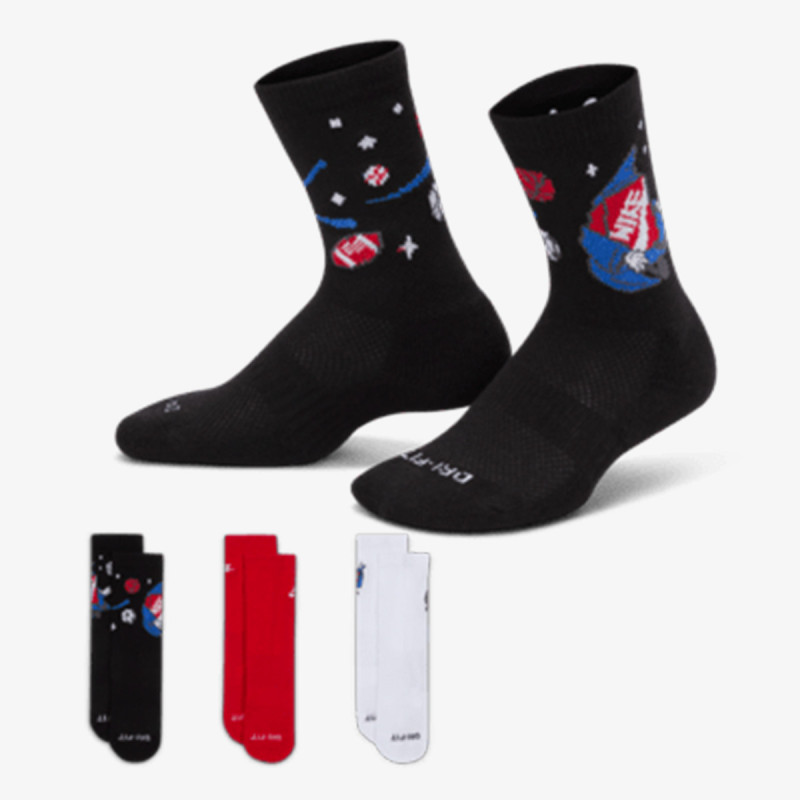Nike NHB3PK CREW BOYS BOXY SOCK 