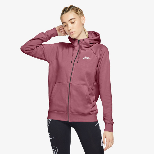 w nsw essntl hoodie fz flc