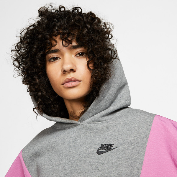 Nike W NSW ICN CLSH PO HOODY MIX OS 