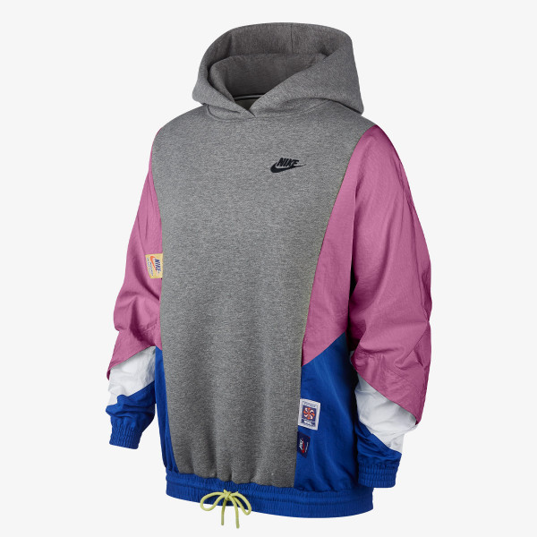 Nike W NSW ICN CLSH PO HOODY MIX OS 