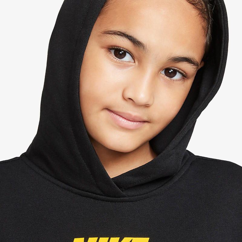 Nike G NSW CLUB FT CROP HOODIE HBR 