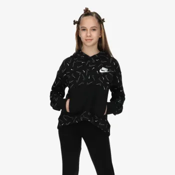 NIKE G NSW FLC AOP HOODIE 