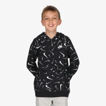 NIKE B NSW PO HD CLUB FLC FT AOP 