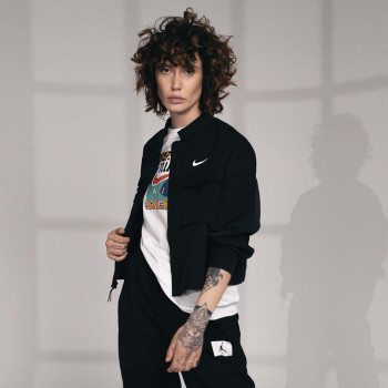 Nike W NSW ESSNTL WVN JKT FIELD 