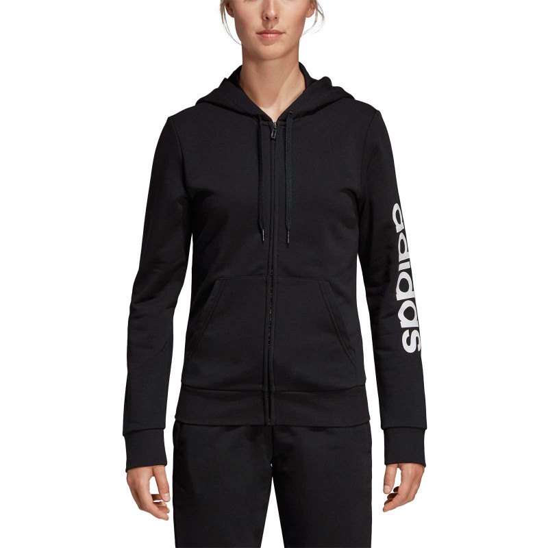 adidas Essentials Linear Full Zip Hoodie 