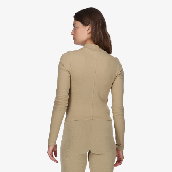 Nike W NSW ESSNTL RIB MOCK LS TOP 