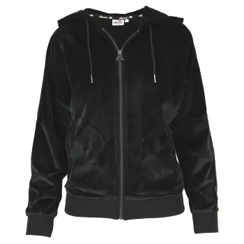 ELLESSE LADIES VELVET FULL ZIP HOODY 