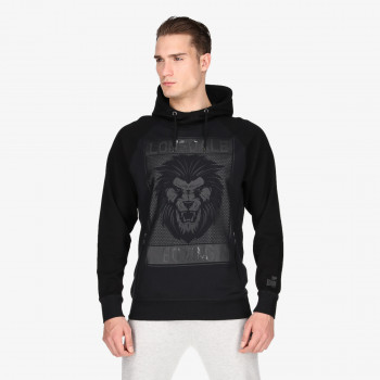 LONSDALE BLK LION HOODY 