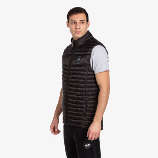 Lonsdale Black Col Vest 