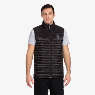 Lonsdale Black Col Vest 