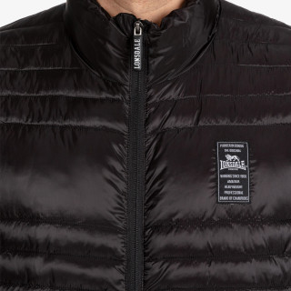 Lonsdale Black Col Vest 