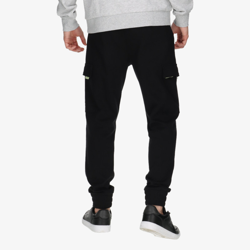 Lonsdale Black Col Cargo Pants 