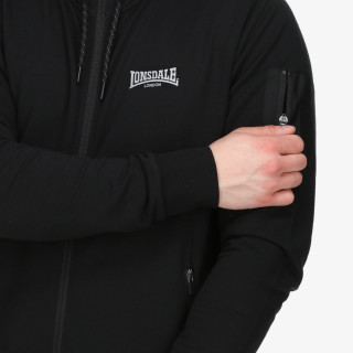 Lonsdale Black Full Zip Hoody 