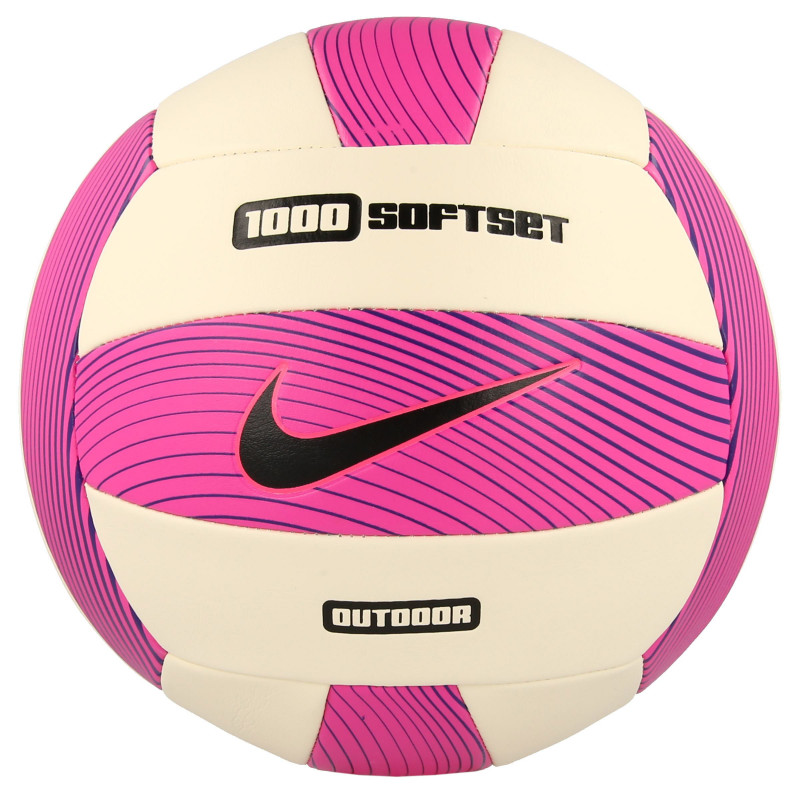 NIKE NIKE 1000 SOFTSET OUTDOOR VOLLEYBALL DEFLATED HYPER PINK/WHITE