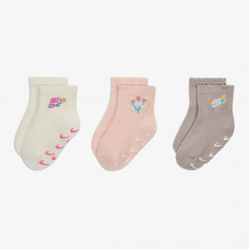 Nike NHG 3PK GIRLS FLOWRAL SOCK 