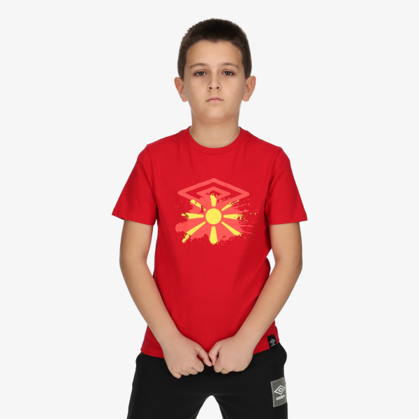 Umbro EC MACEDONIA T SHIRT JNR 