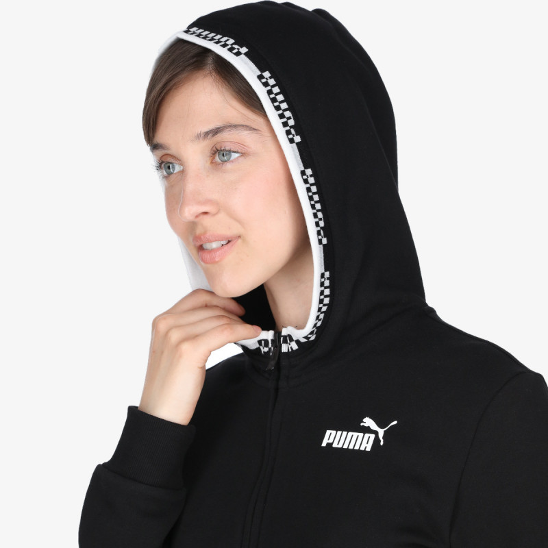 puma tape full zip hoodie