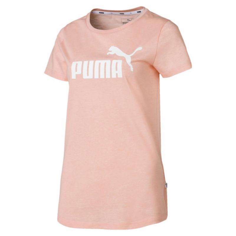 Puma PUMA ESS+ LOGO HEATHER TEE 